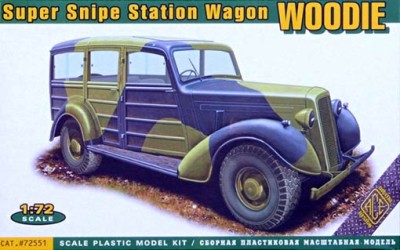 Ace Model 72551 Super Sniper Station Wagon WOODIE 1/72