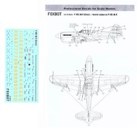 Foxbot Decals FBOT48011 Curtiss P-40E/P-40M/P-40K Stencils 1/48
