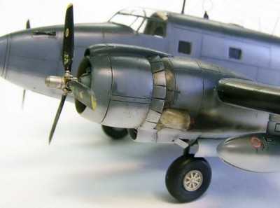 Plus model AL7005 Engine cowlings for Ventura PV-1 1:72