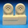 Barracuda Studios BCR72341 Supermarine Spitfire Four Slot Mainwheels - 3 Pack. For the modeler who can't get enough of building Spitfires in 72nd scale, 1/72