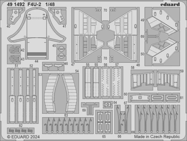Eduard 491492 SET F4U-2 (H.B) 1/48