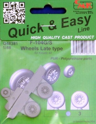 CMK Q48381 F-104G/J - wheels late type (KIN) 1/48