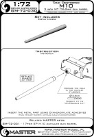 Master (Pl) G72030 M10 Tank Destroyer 3-inch M7 gun barrel 1/72