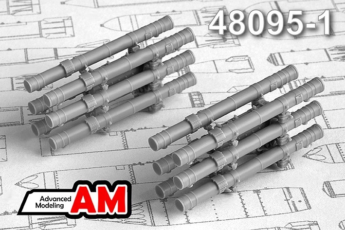 Advanced Modeling AMC 48095-1 УР 9М120 «Атака» с АПУ-6  1/48