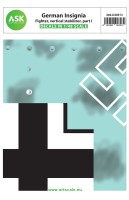 Art Scale 200-D48013 German Insignia Fighter, vertical stabiliser, part I 1/48