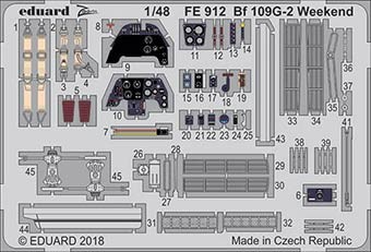 Eduard FE912 Bf 109G-2 Weekend 1/48