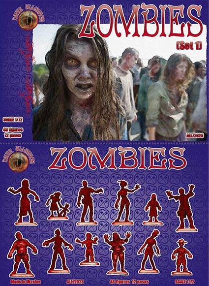 Dark Alliance ALL72023 Zombies set 1 1/72