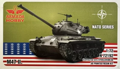 Armada Hobby N72192 M47 II. (3D resin printed kit) 1/72