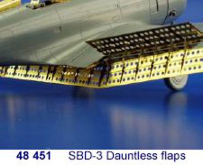 Eduard 48451 SBD-3 flaps фототравление Eduard
