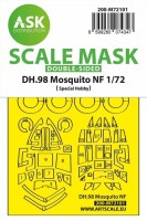 Art Scale 200-M72101 de Havilland DH.98 Mosquito NF Mk.30 double-sided fit express mask 1/72
