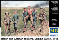 Master Box 35158 British and German soldiers, Somme Battle, 1916 1/35