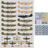 Dk Decals 72115 P-39 Airacobra o.Central Pacific (16x camo) 1/72