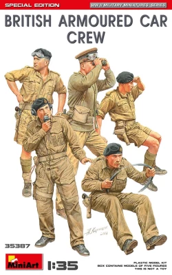 Miniart 35387 British Armoured Car Crew, Sp.Edition (5 fig) 1/35