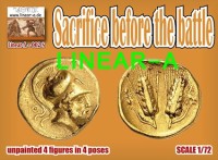 Linear-A 002-S Sacrifice Before The Battle Mini Set With 4 Figures 1/72
