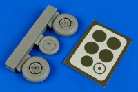 Aires 4676 Me 262A/B wheels & paint masks 1/48