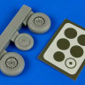 Aires 4676 Me 262A/B wheels & paint masks 1/48