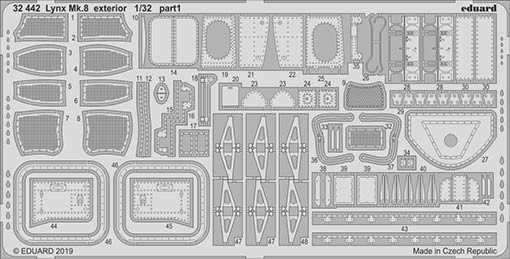 Eduard 32442 SET Lynx Mk.8 exterior (REV)
