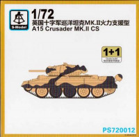 S-Model PS720012 A15 Crusader Mk. II CS 1+1 Quickbuild 1/72