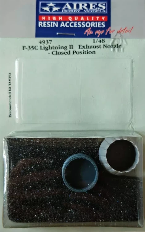 Aires 4937 F-35C Lightning II exh.nozzle - closed (TAM) 1/48