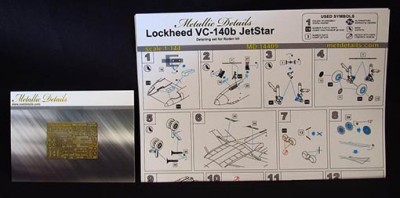 Metallic Details MD14409 VC-140b JetStar (Roden) 1/144
