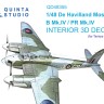 Quinta studio QD48355 DH Mosquito B Mk.IV/PR Mk.IV (Tamiya) 1/48