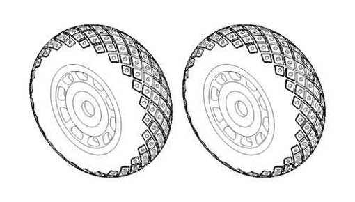 CMK Q48180 P-51D Mustang - Wheels (Diamond and Hole Trea) 1/48