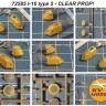 KV Models 72585 И-16 тип 5 (Clear Prop! #CP72023, #CP72024, #CP72025, #CP72048) + маски на диски и колеса RU 1/72