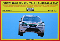 REJI MODEL DECRJ2432A 1/24 Ford Focus WRC 06 #3 Rally Australia 2005