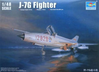 Trumpeter 02861 Самолет J-7G Fighter 1/48