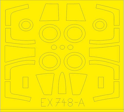 Eduard EX748 Mask 1/48 F-104DJ TFace (KIN)