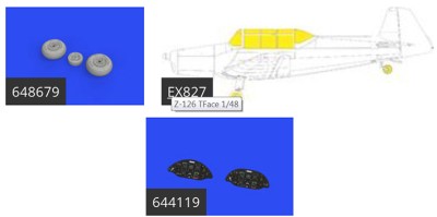 Eduard 644139 BRASSIN Z-126 Trener Lookplus (EDU) 1/48