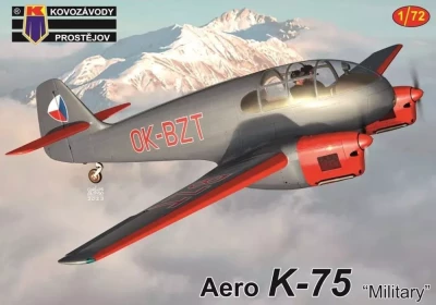 Kovozavody Prostejov 72429 Aero K-75 'Military' (3x camo) 1/72