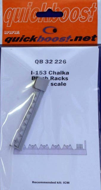 QuickBoost QB32226 I-153 Chaika bomb racks (ICM) 1/32