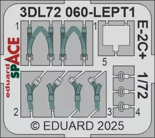 Eduard 3DL72060 E-2C+ SPACE (HELL) 1/72