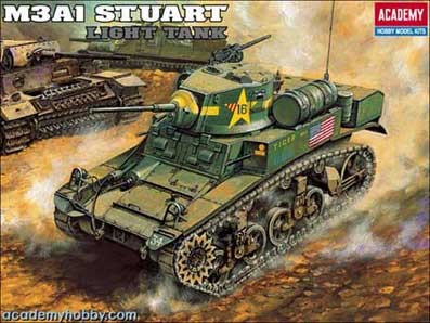 Academy 13269 Танк U.S. M3A1 STUART 1/35