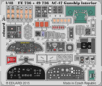 Eduard 49736 AC-47 Gunship interior S.A.