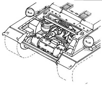 CMK 3006 T-34 - transmission set for TAM 1/35