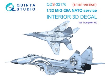 Quinta Studio QDS-32176 MiG-29A NATO service (Trumpeter) (Малая версия) 1/32