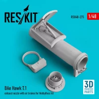 Reskit U48275 BAe Hawk T.1 exh.nozzle w/ air brakes (HOBB) 1/48