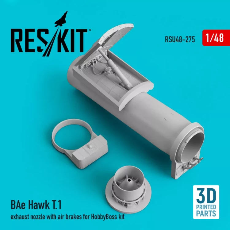 Reskit U48275 BAe Hawk T.1 exh.nozzle w/ air brakes (HOBB) 1/48