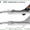 Model Maker Decals D48165 Netherlands F-16 NTM 2018 1/48
