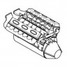 CMK 3111 V-55A-Soviet Tank Engine 1/35