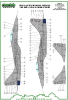Model Maker Decals D72091 Mikoyan MiG-29A/MiG-29UB/MiG-29G/MiG-29 M 1/72