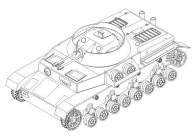 CMK 2006 Pz. Kpfw. IV Kugelblitz - convers. set for REV 1/72