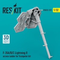 Reskit U32251 F-35A/B/C Lightning II access ladder (TRUMP) 1/32