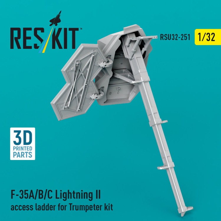 Reskit U32251 F-35A/B/C Lightning II access ladder (TRUMP) 1/32