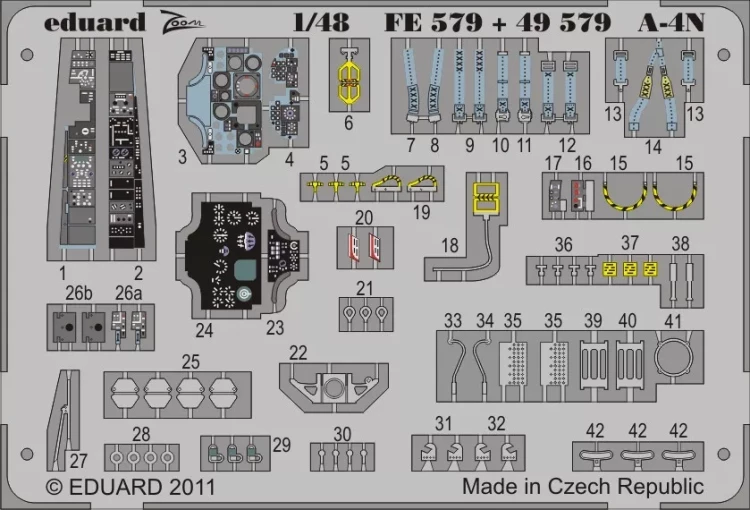 Eduard 49579 Set A-4N (Has) 1/48