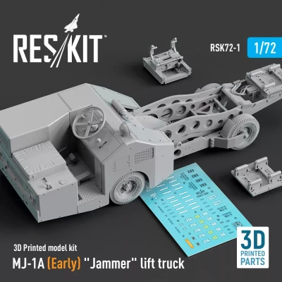 Reskit R72001 MJ-1A Early 'Jammer' lift truck (3D model) 1/72