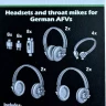 SBS Model 3D037 Headsets & throat mikes for German AFVs (3D) 1/35