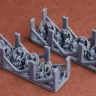 SBS Model 3D037 Headsets & throat mikes for German AFVs (3D) 1/35